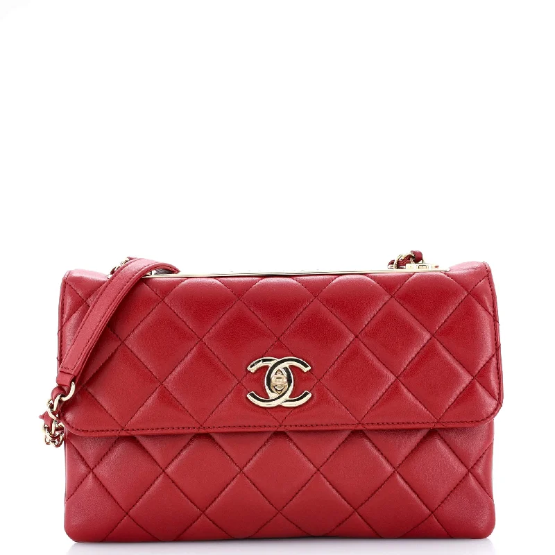 Chanel Vintage Inspired Handbag for Retro LoversTrendy CC Flap Bag Quilted Lambskin Medium