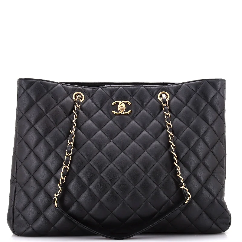 Chanel Small Crossbody Bag for TravelClassic CC Shopping Tote Quilted Calfskin Large