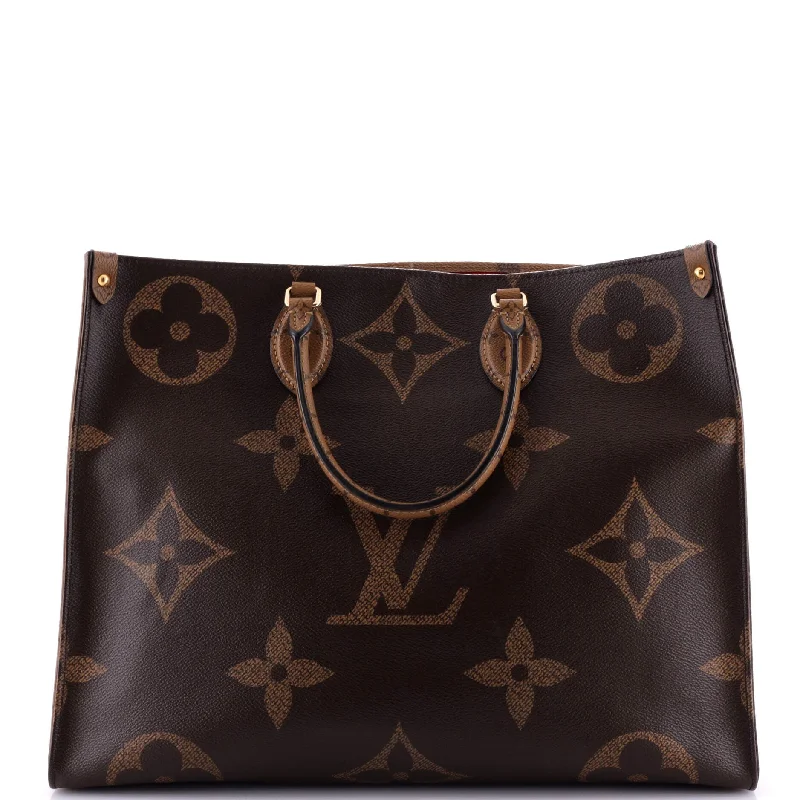 Louis Vuitton Alma bags with a detachable shoulder strap for versatilityOnTheGo Tote Reverse Monogram Giant GM