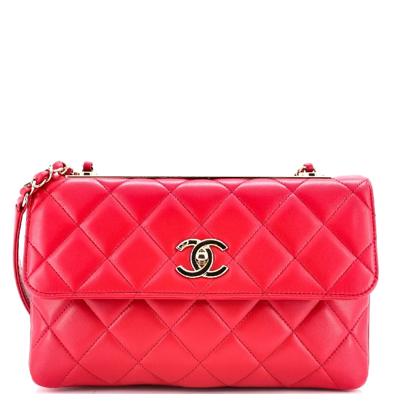 Chanel Designer Handbag with Unique DesignTrendy CC Flap Bag Quilted Lambskin Medium