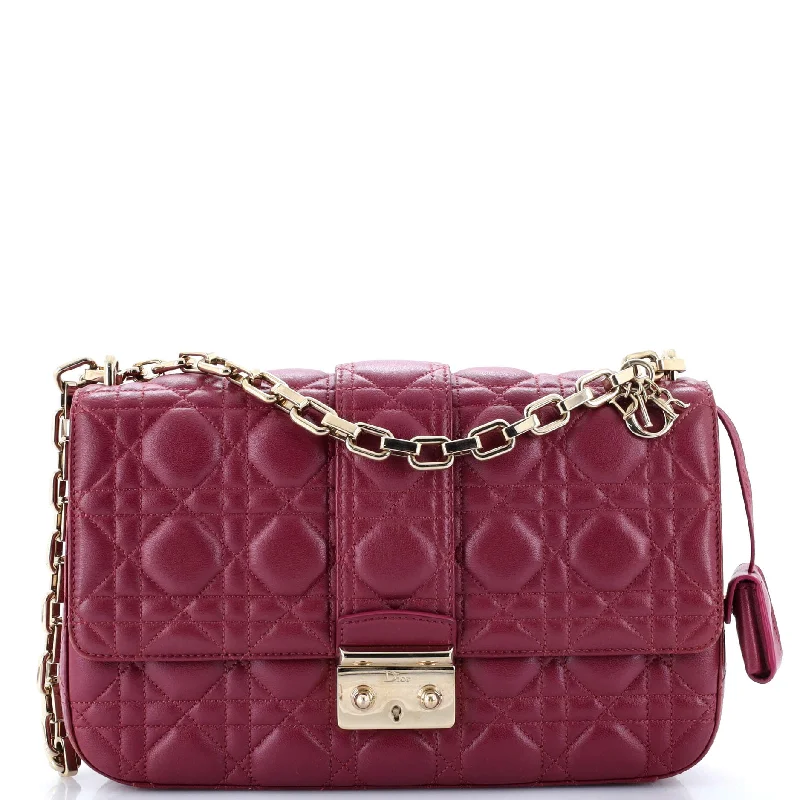 Miss Dior Flap Bag Cannage Quilt Lambskin Medium