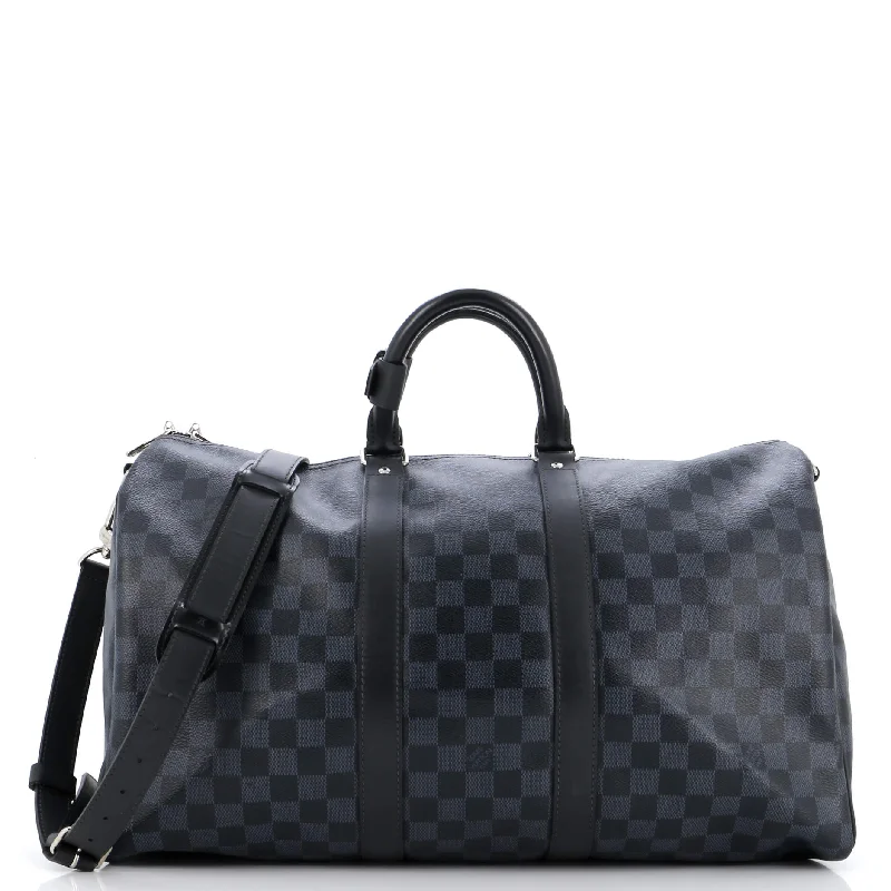 Keepall Bandouliere Bag Damier Cobalt 45